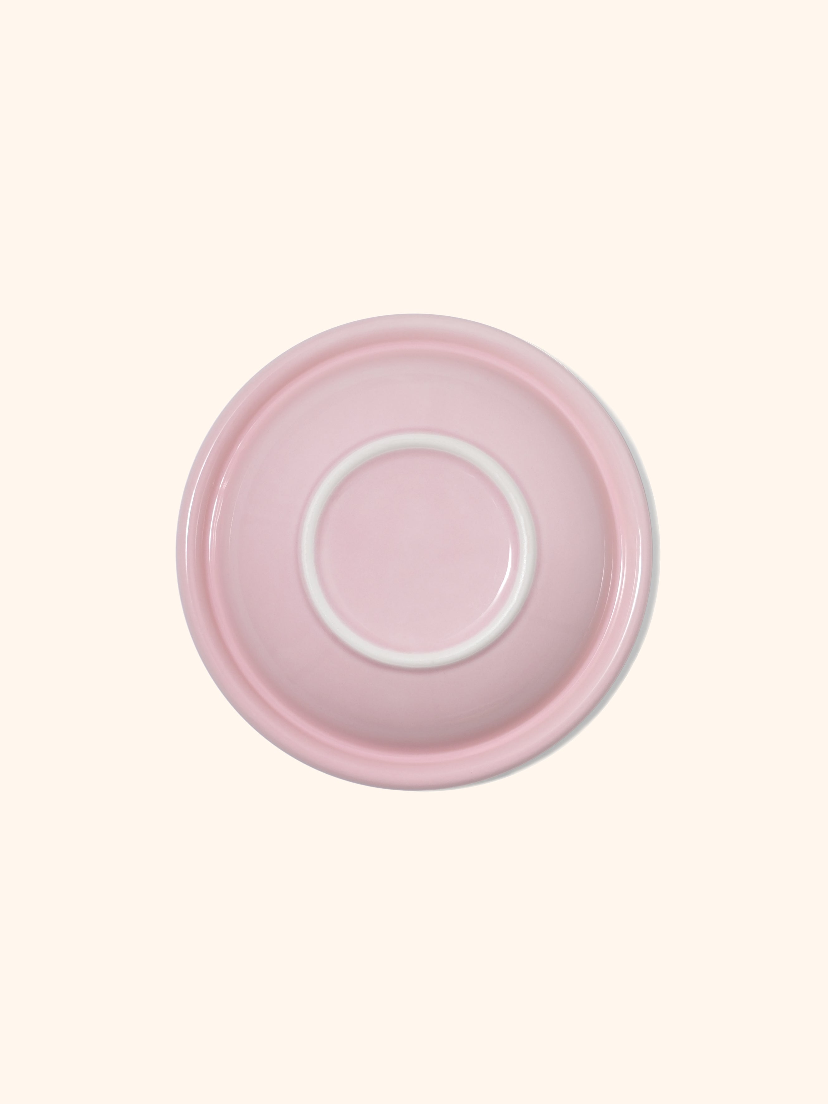 HALO Handmade Shallow Ceramic Pet Bowl - Sakura